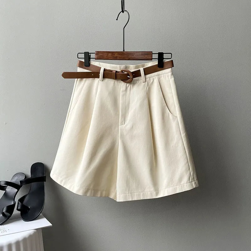 Shorts Liberty™ em Algodão + Cinto - a peça de roupa soltinha para o verão  (SUPER PROMOÇÃO DE BLACK FRIDAY)